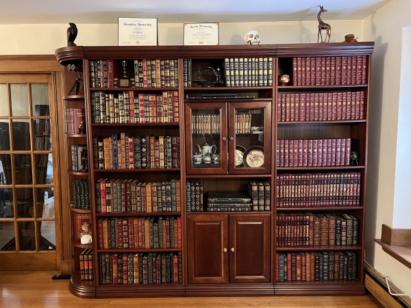 Library shelves